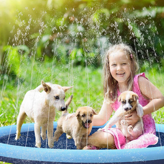 Pet Spa Pool mit fließendem Wasser – Perfektes Sommerbad für Hunde &amp; Katzen